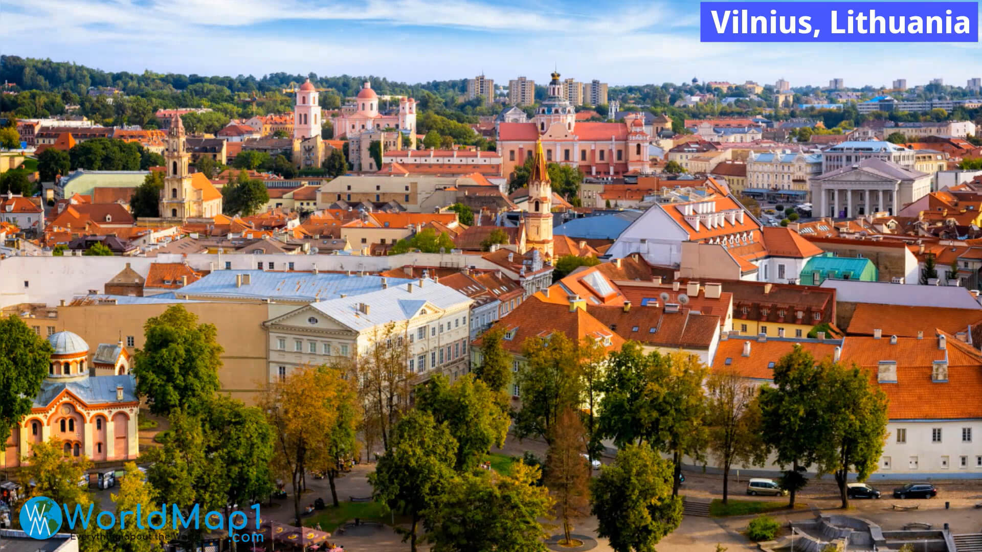 Vilnius in Lithuania
